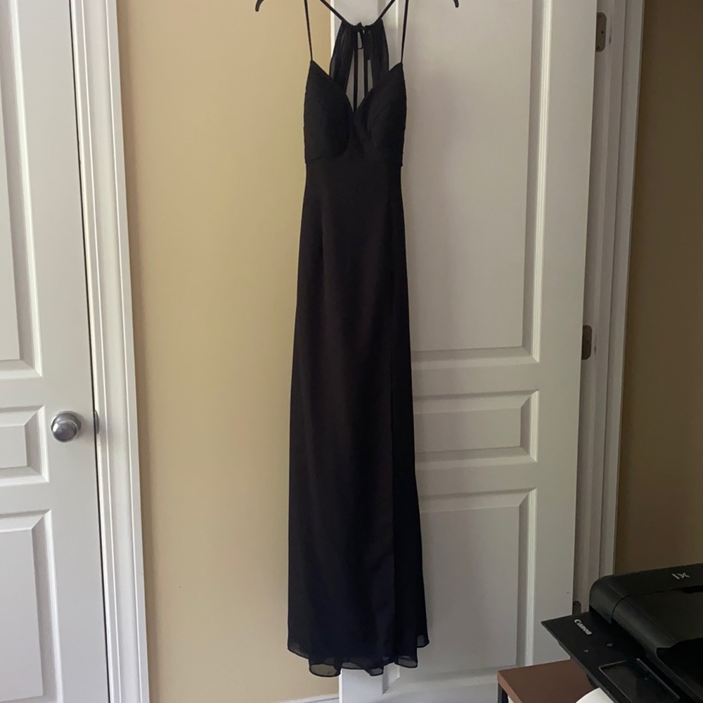 NEW Azazie Hailey Black Dress